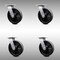 Service Caster 8 Inch SS Glass Filled Nylon Swivel Caster Set with Roller Bearing and Swivel Lock SCC-SS30S820-GFNR-BSL-4 - alternate 1